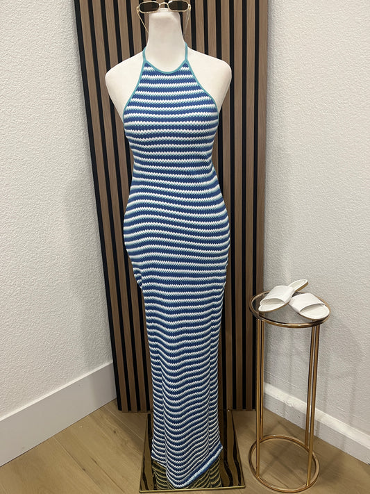 Blu Waves Dress