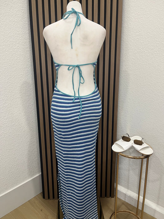 Blu Waves Dress