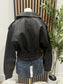 Isla Washed Jacket (Black/Brown)