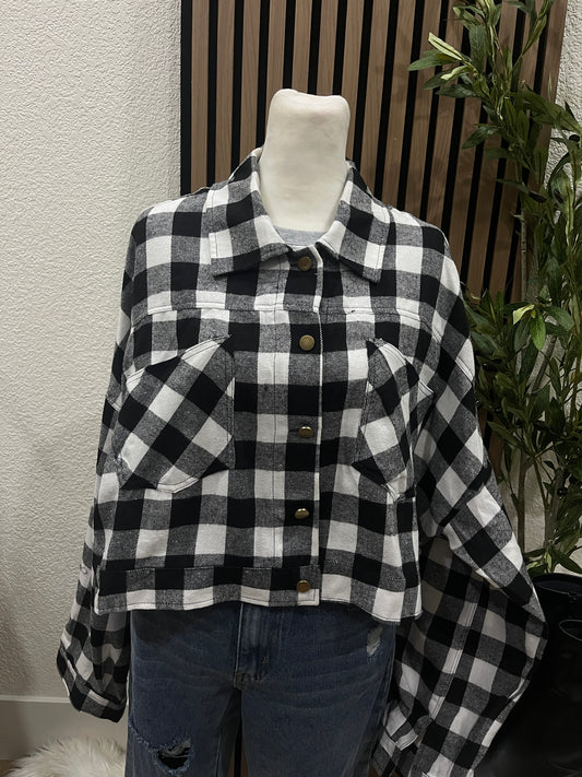 Plaid Vibes Top