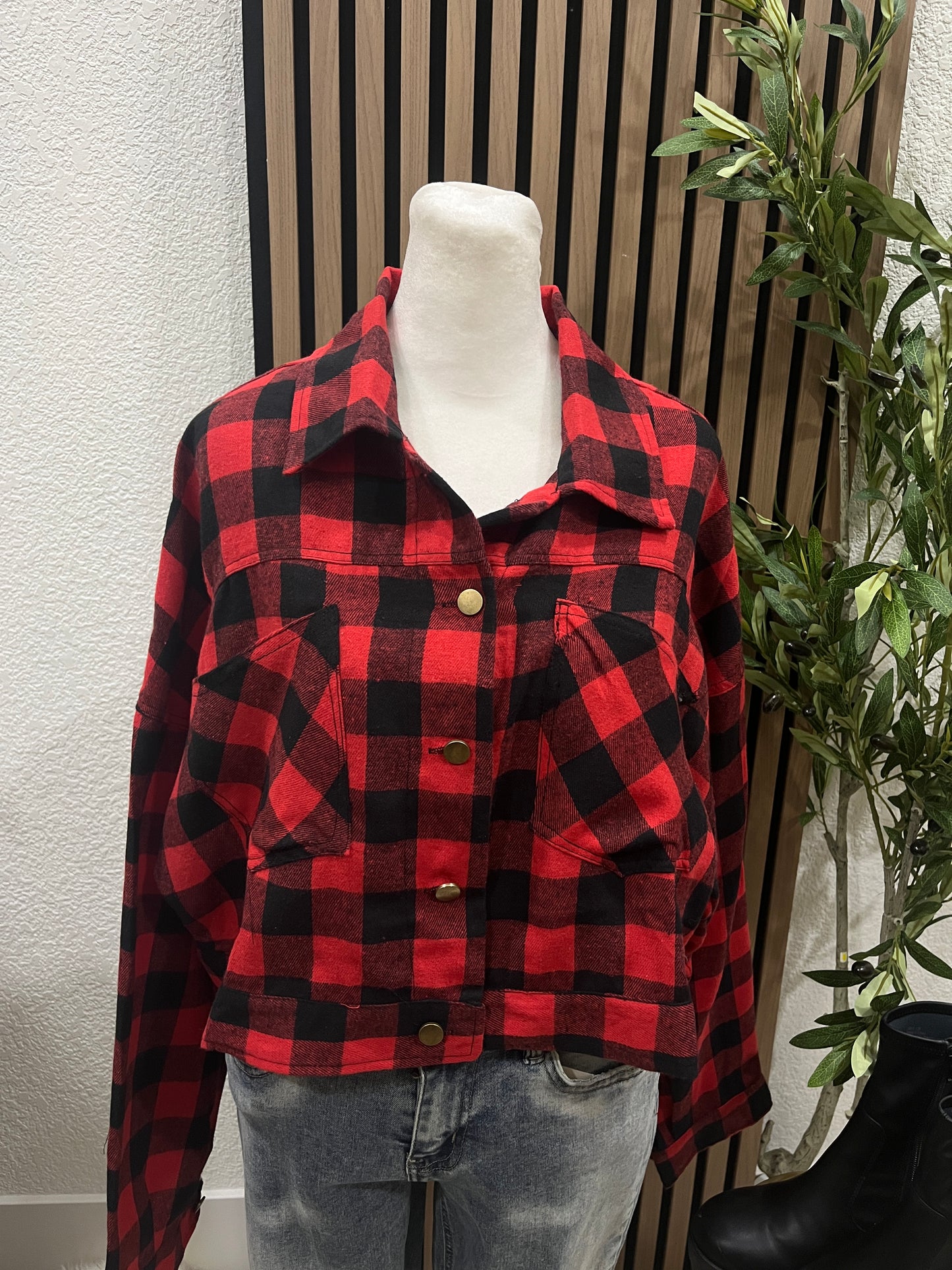 Plaid Vibes Top