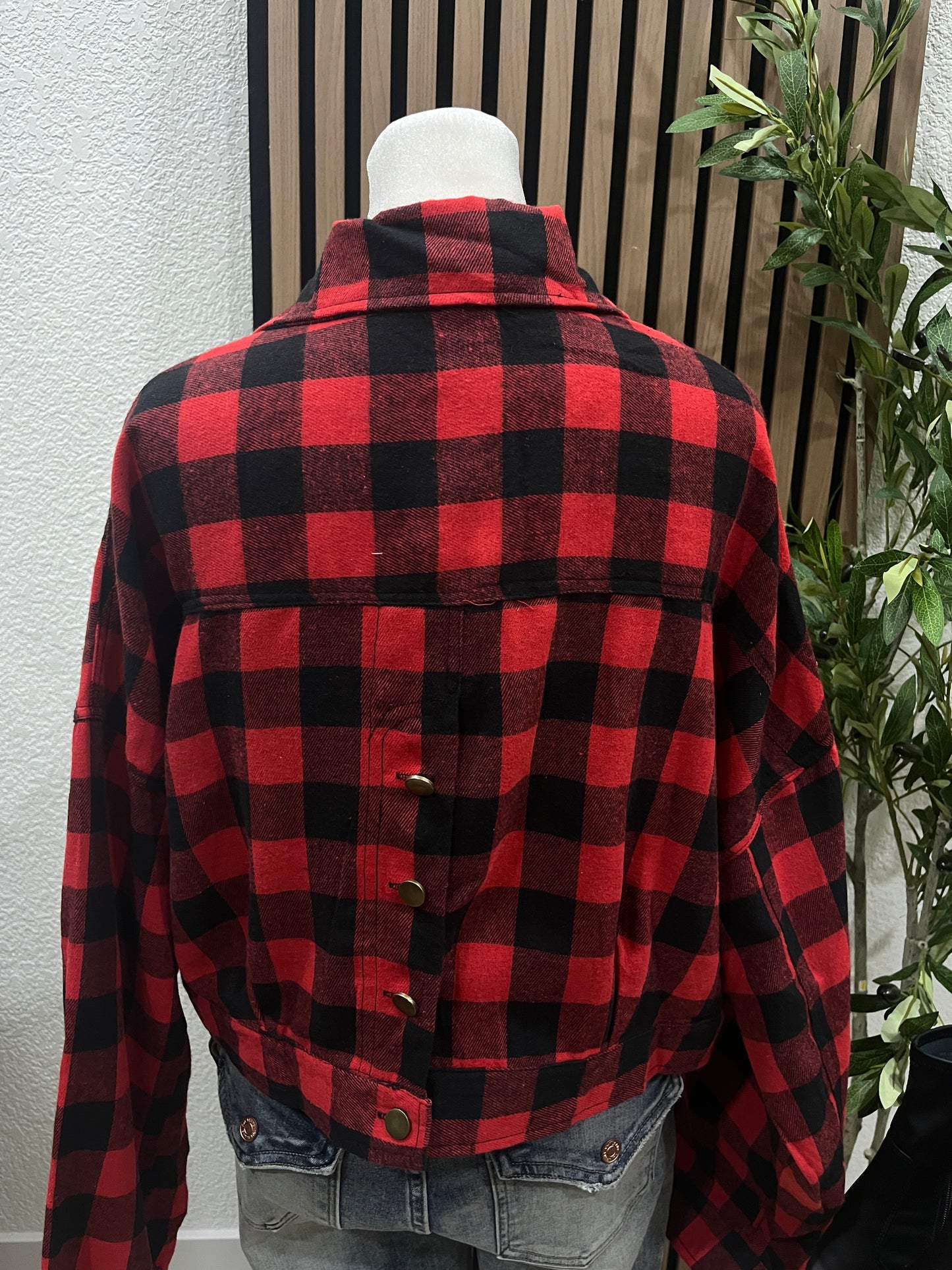 Plaid Vibes Top