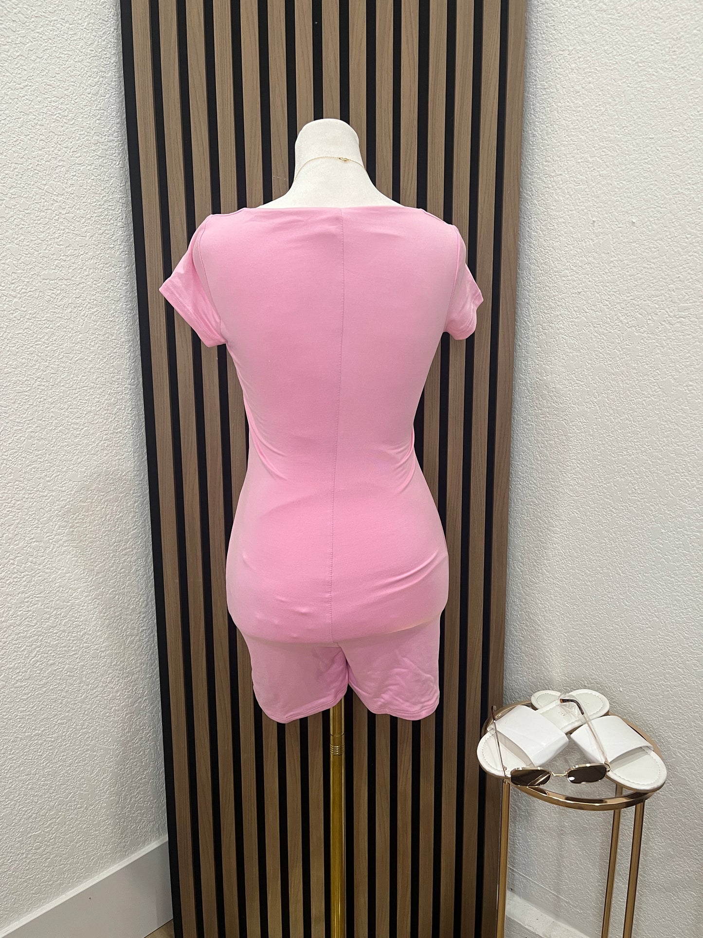 Shell-Pink Romper