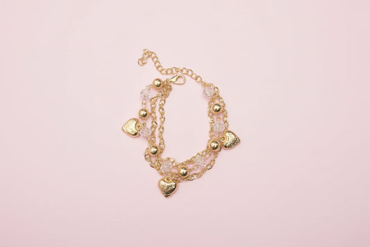 Triple heart bracelet