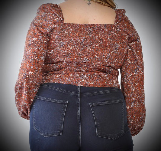 FLORES TOP : PLUS SIZE