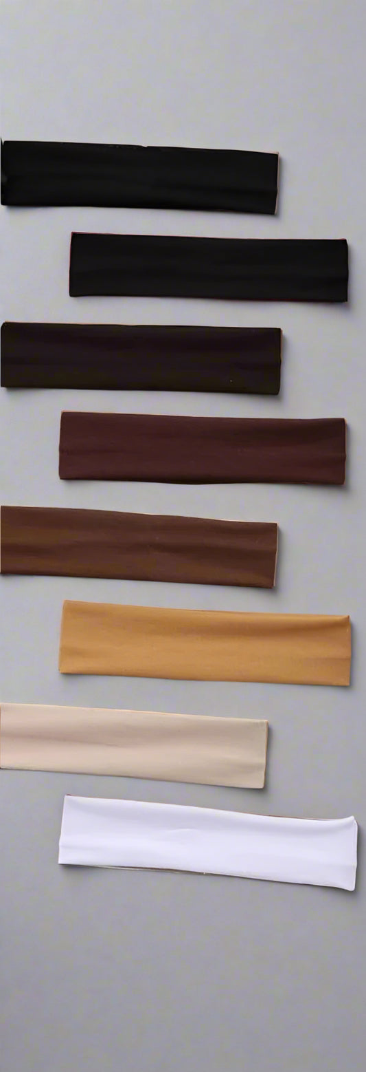 Brown tones stretchy headbands